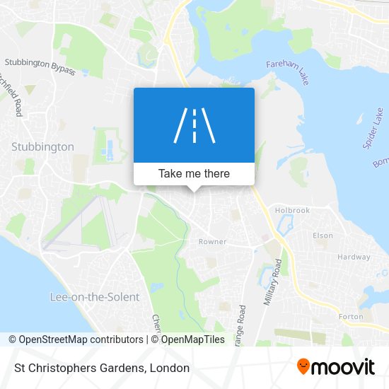 St Christophers Gardens map