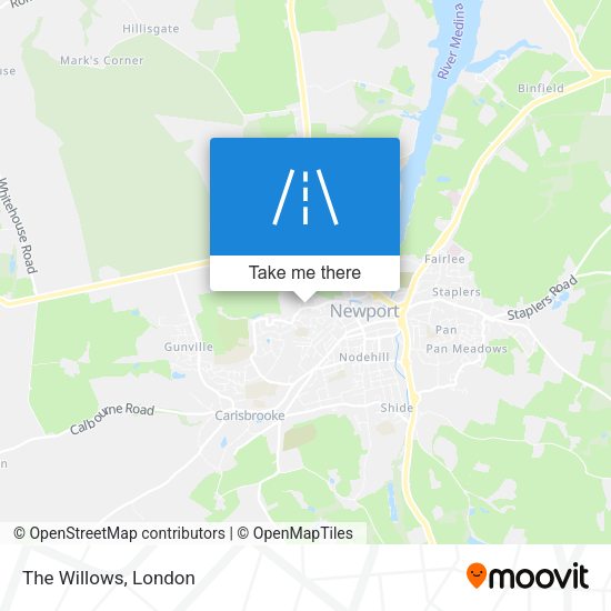 The Willows map