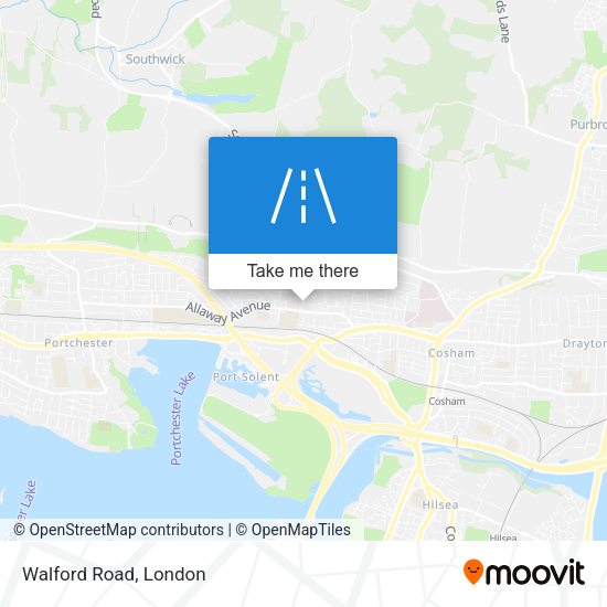 Walford Road map