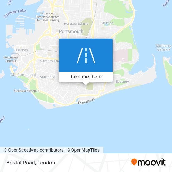 Bristol Road map