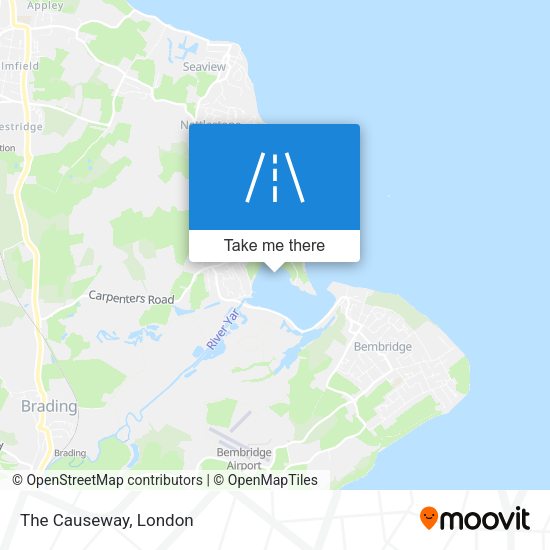 The Causeway map