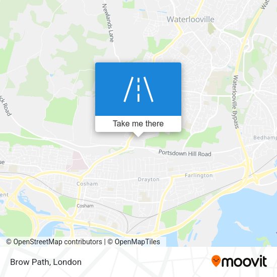 Brow Path map