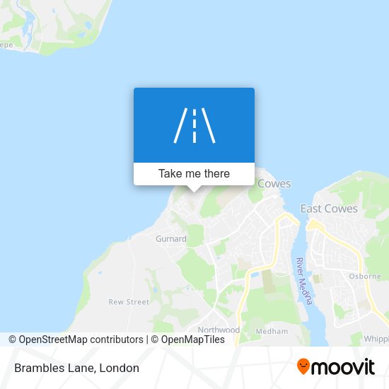 Brambles Lane map