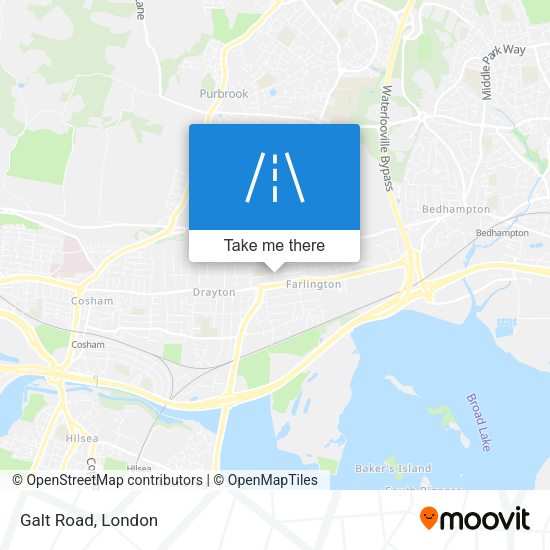 Galt Road map