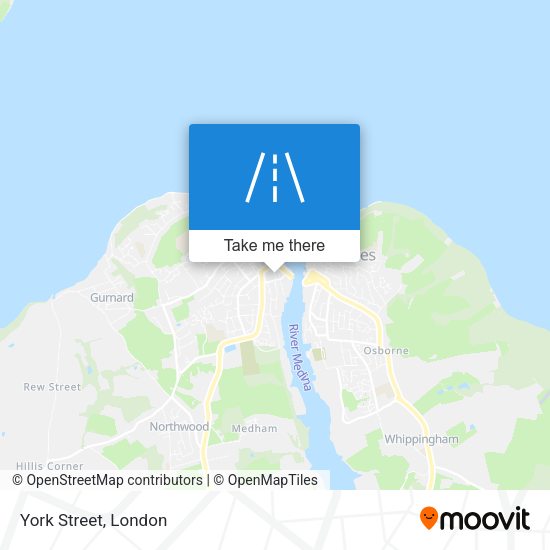 York Street map