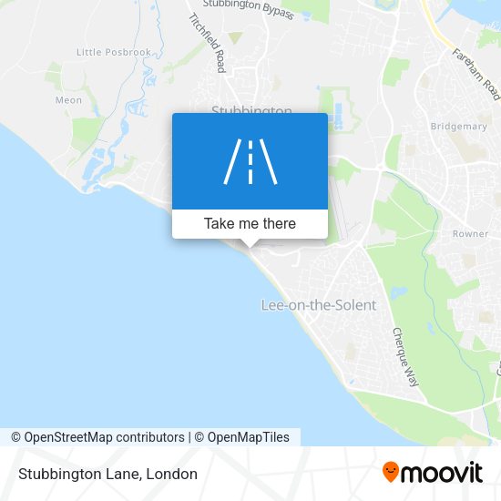 Stubbington Lane map