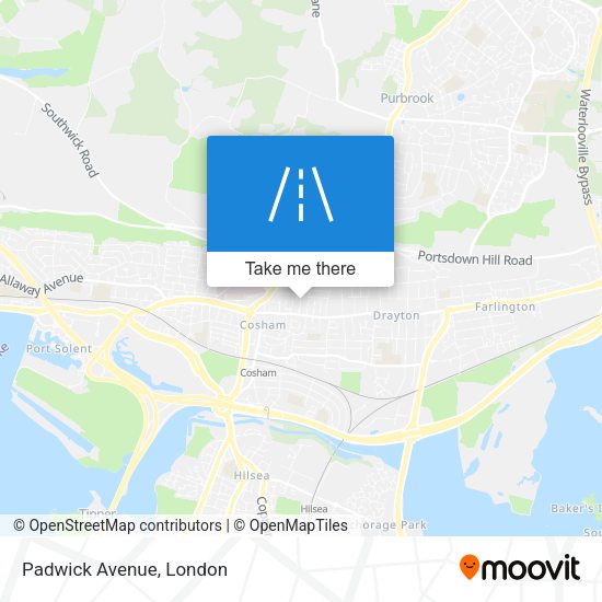 Padwick Avenue map
