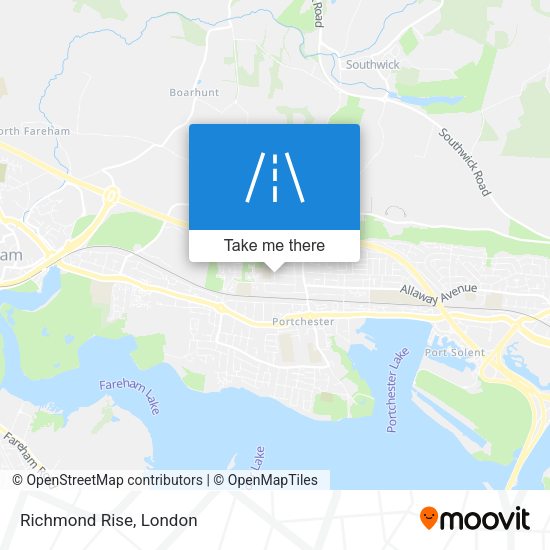 Richmond Rise map