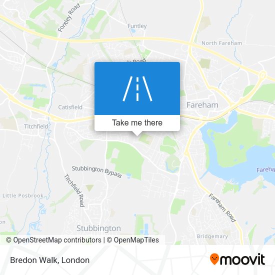 Bredon Walk map