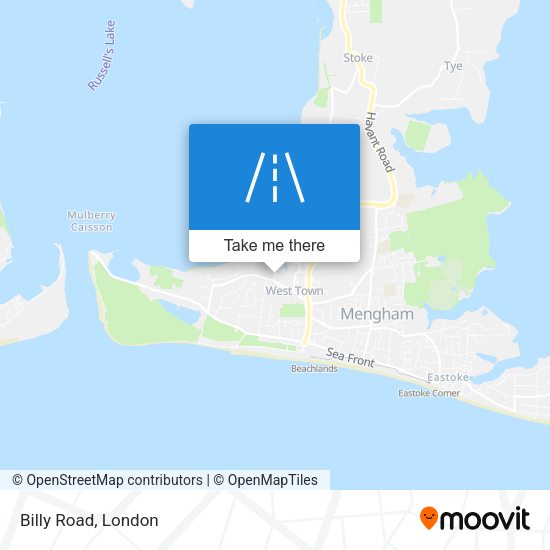 Billy Road map