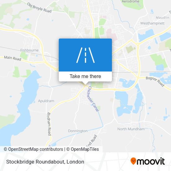 Stockbridge Roundabout map