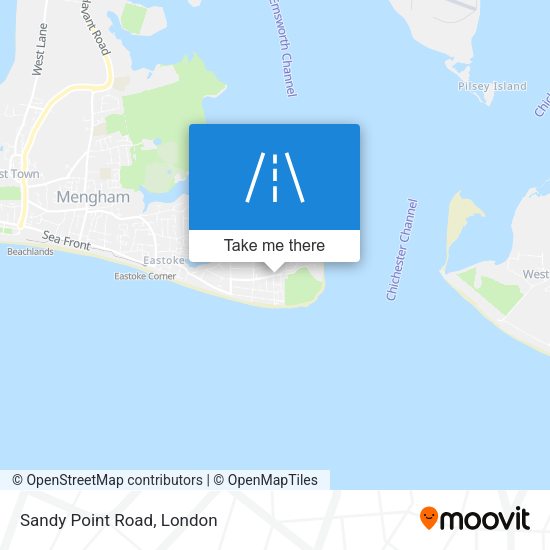 Sandy Point Road map