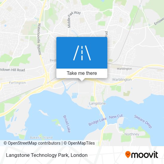 Langstone Technology Park map