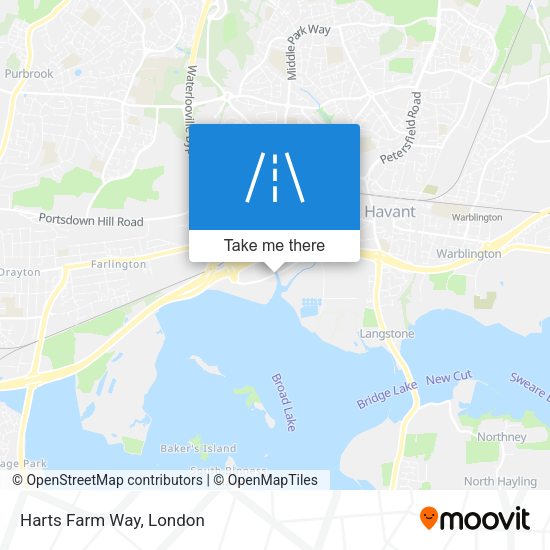 Harts Farm Way map