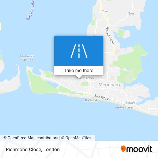 Richmond Close map