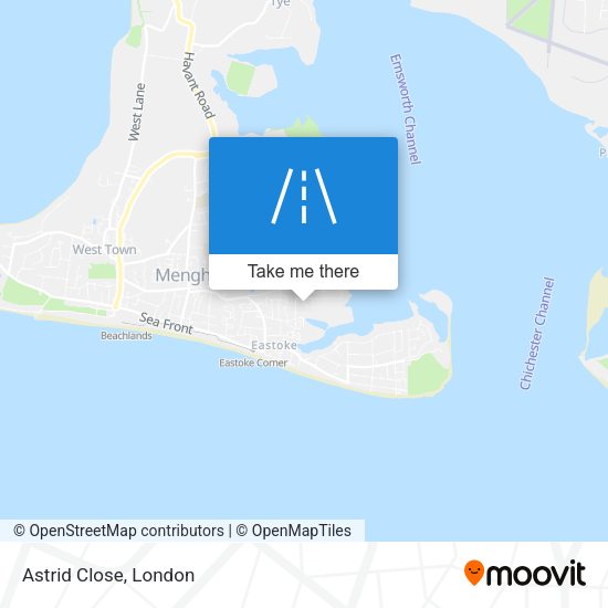 Astrid Close map