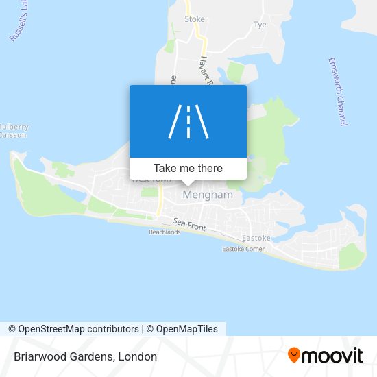 Briarwood Gardens map