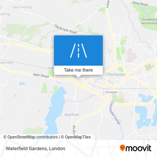 Waterfield Gardens map