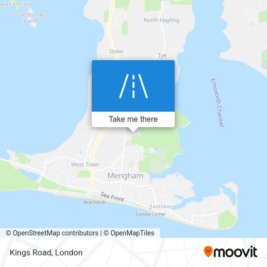 Kings Road map