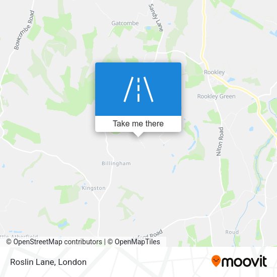 Roslin Lane map