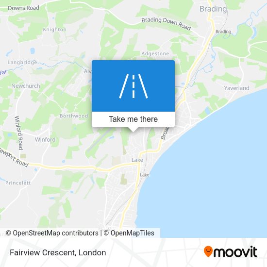 Fairview Crescent map