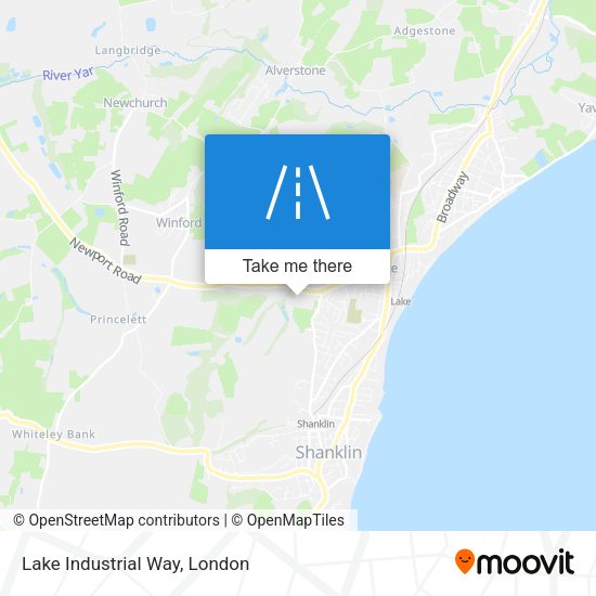 Lake Industrial Way map