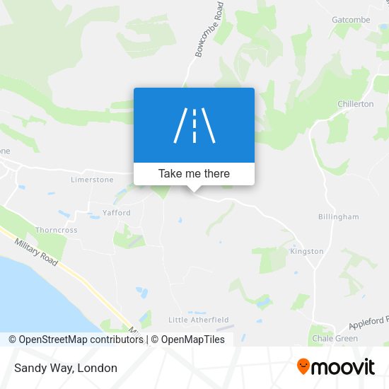 Sandy Way map