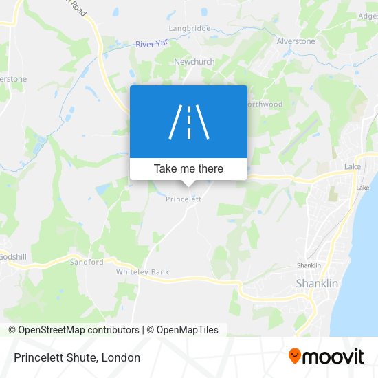 Princelett Shute map