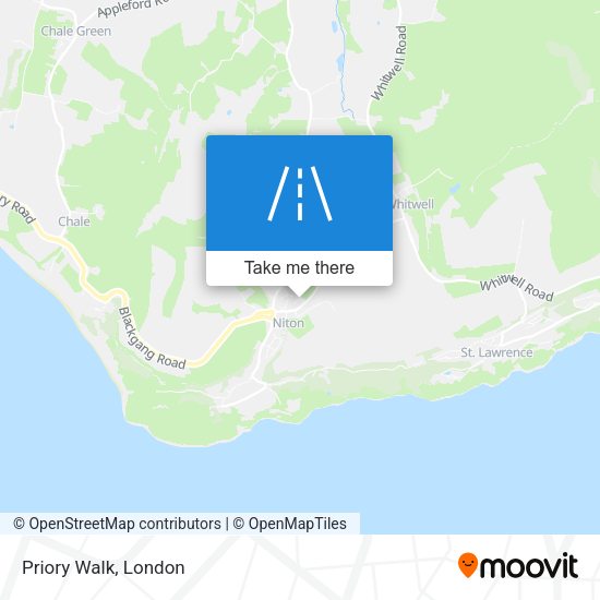 Priory Walk map