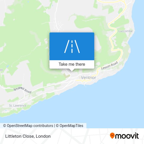 Littleton Close map
