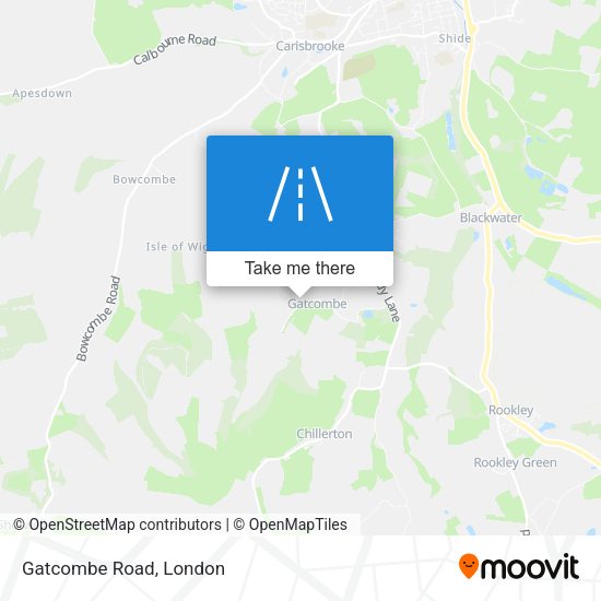 Gatcombe Road map
