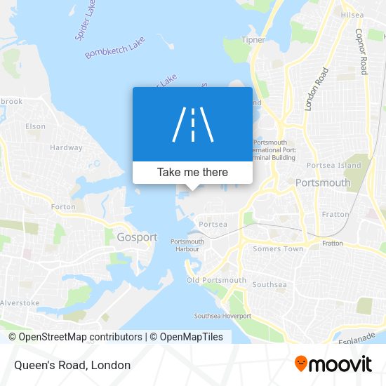 Queen's Road map