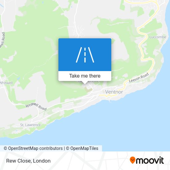 Rew Close map