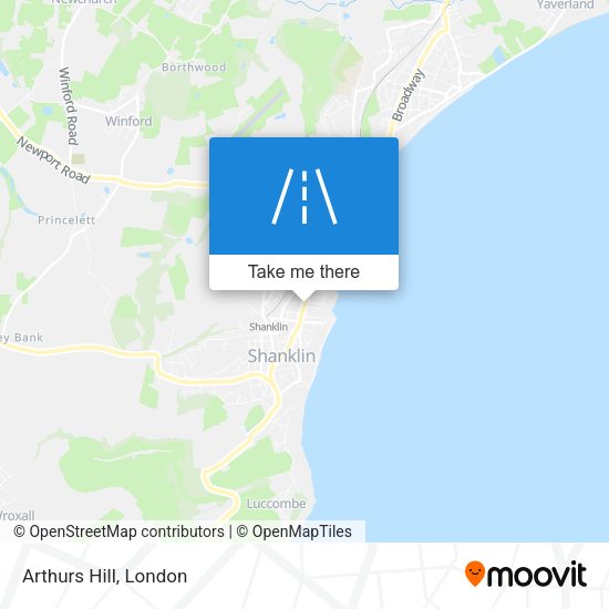 Arthurs Hill map