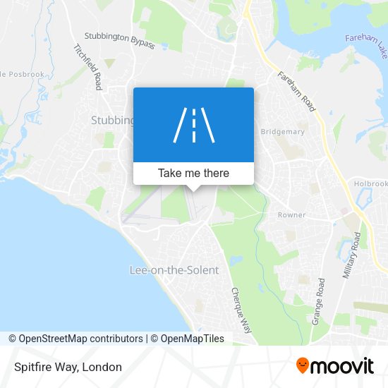 Spitfire Way map