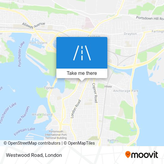 Westwood Road map