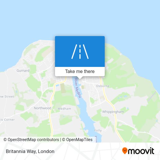 Britannia Way map