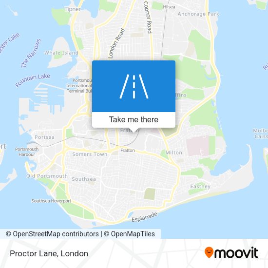 Proctor Lane map
