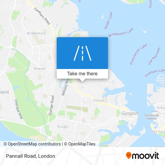 Pannall Road map