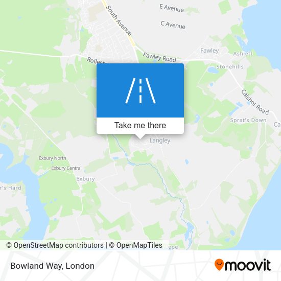 Bowland Way map
