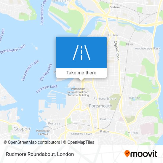Rudmore Roundabout map