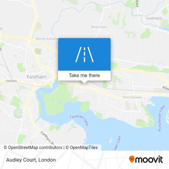 Audley Court map