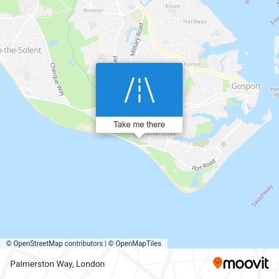 Palmerston Way map