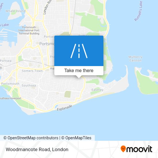 Woodmancote Road map