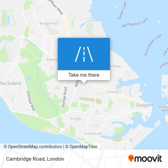 Cambridge Road map