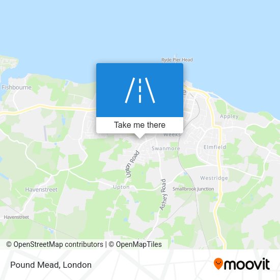 Pound Mead map