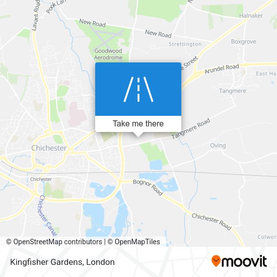 Kingfisher Gardens map
