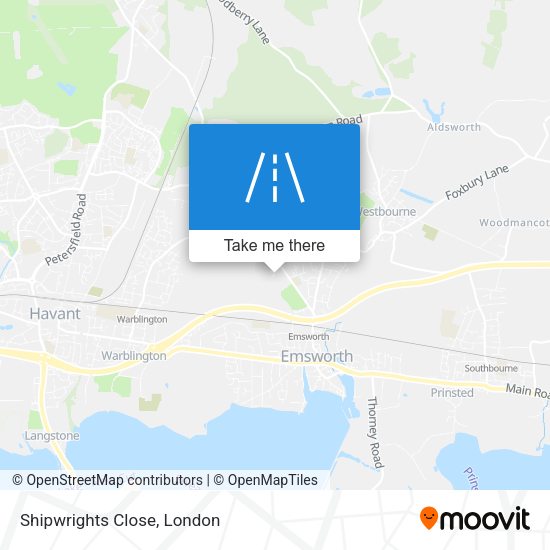 Shipwrights Close map
