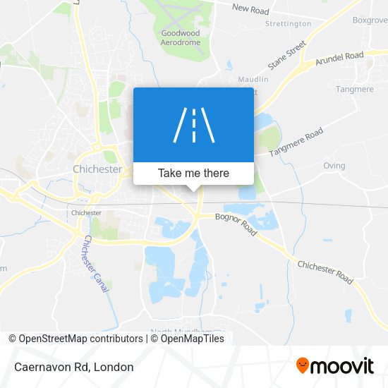 Caernavon Rd map