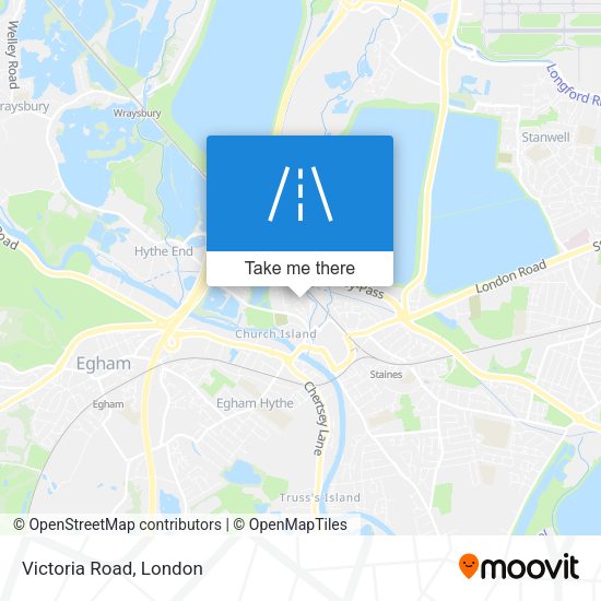 Victoria Road map